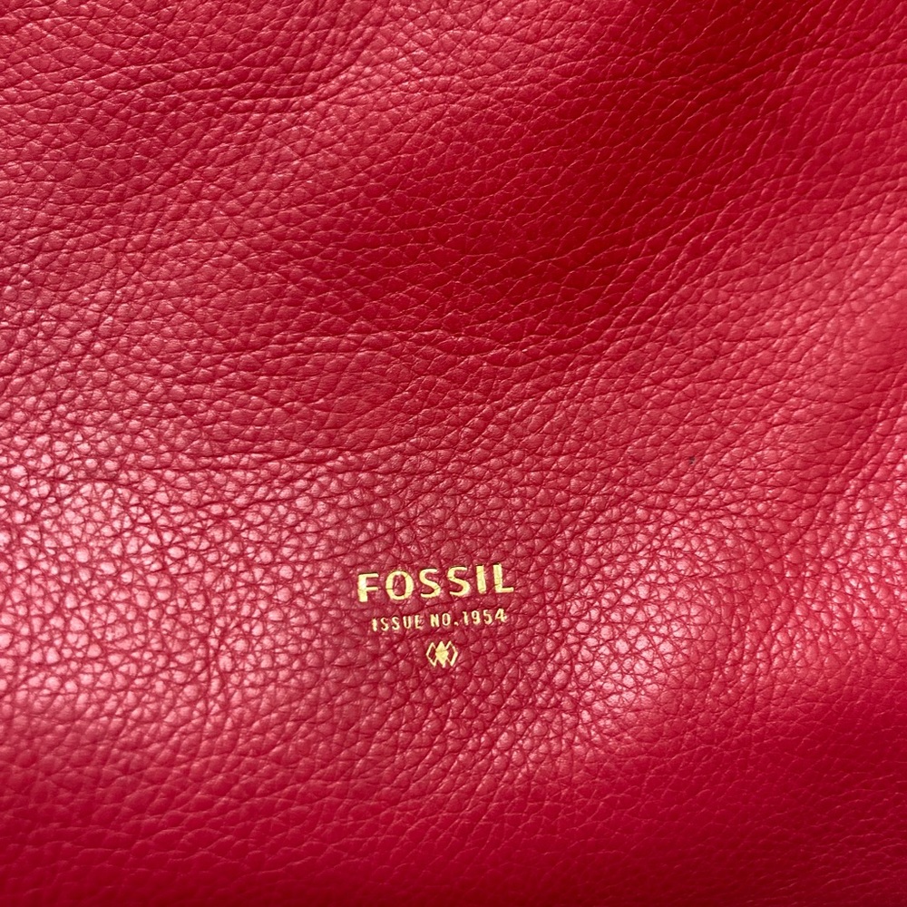 FOSSIL Leather Raspberry Bag - Picture 2 of 8